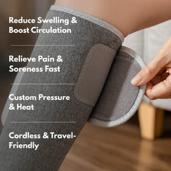 Recovie™ 3-in-1 Leg Massager - Temporary Swelling and Pain Relief in Just 15 Minutes a Day